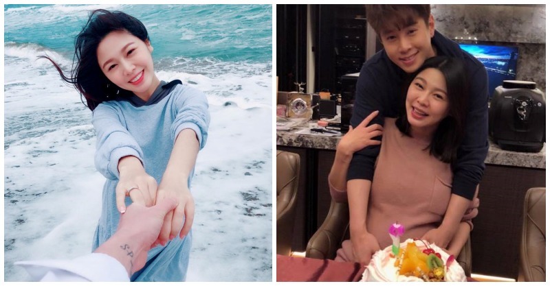     白家绮怀孕9个月庆生!